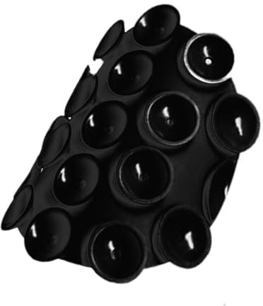 NEWZEROL Ventosa per Telefono per Tutti i Modelli di Telefono, Attacca Telefono Ventosa Supporto per Cellulare Vivavoce Antiscivolo per Selfie e Video Ventose per Cellulare - Nero