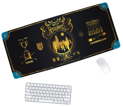 Harry Potter Jumbo skrivbordsmatta – vuxen stor 70 x 30 centimeter neopren spelbordsdyna