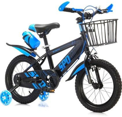 Kids Sport Bike, Tourer, Bicycle, Cycling, Boys Cycle, 12 14 16 18 20 Children’s Bicycle, Child Bikes, Adjustable Sport Bike 2-12 Years Old, Stabilisers, (18 Inches)