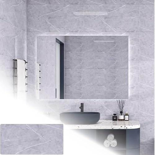 Pannelli da parete autoadesivi impermeabili, 30 x 60 cm, eleganti piastrelle per soffitti e pavimenti, per bagno, camper, roulotte, facile installazione, rivestimento decorativo da parete