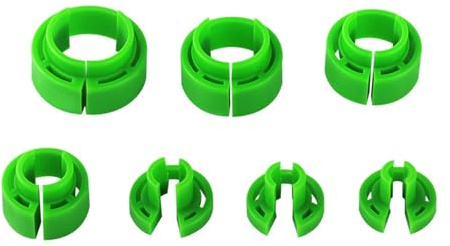 7 piezas ligeras de extracción de línea de aire acondicionado, herramienta de desmontaje adecuada para sistemas HVAC de coche, kit de separadores de línea de CA ABS de varios tamaños