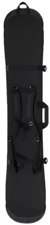 kesurpae Snowboardfodral med handtag, snowboardpåse erbjuder exceptionella egenskaper för snowboards under resor och förvaringsväska, skyddande skidförvaringsväska, Svart, 155 cm