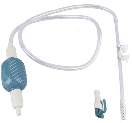 Acouto Fish Tank Water Changer Aquarium SIPHON Dammsugare med Borste för Vattenbyte och Grusrengöring Viljen Timeout Operation Renare SIPHON Flöde Nyper Automatiskt
