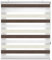 Estoralis LORAS Doppelrollo Tag und Nacht, Braun Beige, 145 x 175 cm