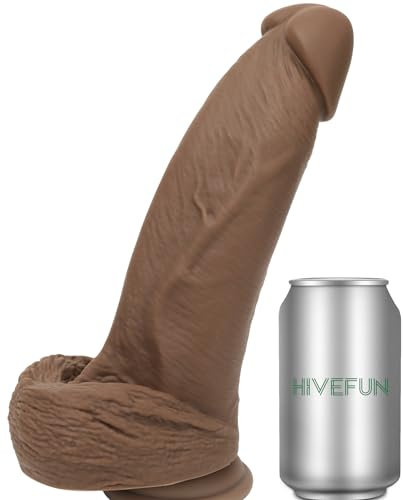 HIVEFUN Grandi giocattoli anali realistici per uomini, set di giocattoli sessuali da 22 cm per coppie, vibratori anali con ventosa giocattoli sessuali per donne macchina del sesso solista, pene