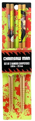 Just Funky Chainsaw Man Chopsticks Anime Chopsticks Set of 2 8.85 Inches Long
