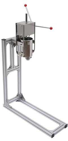 3l,5l,7l Heavy Duty Manuell Vertikal Churros-Maskin Spansk Donuts Maker Fyllning I Rostfritt StåL Latin Fruit Donut Machine, Med L-Shape ArbetsstäLl,7L