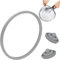 Jortmrd Schnellkochtopf Dichtungsring für WMF, Ersatzteil Dichtungsring 22cm, Schnellkochtopf Ersatzteile & Kochsignaldichtung Set für WMF Perfect Schnellkochtopf 2,5L 3L 4.5L 6,5L 8,5L