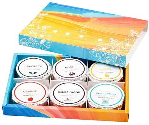 Bombas de Baño, Set de 6, con Aceites Esenciales Orgánicos