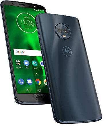 motorola moto g6 5.7-Inch Android 8.0 Oreo UK Sim-Free Smartphone with 3GB RAM and 32GB Storage (Single Sim) - Deep Indigo (Renewed)