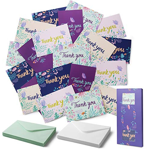 Mr. Pen- Thank You Cards, 20 Pack, Thank You Cards with Envelopes, Blank Thank You Cards, Assorted Cards, Thank You Notes Cards, Thank You Cards Pack, Thank You Card, Thank You Note Blank Inside