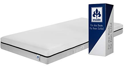 Irisette Smart 2 in 1 Duo 7-Zonen Tonnentaschenfederkernmatratze, Duo Härtegrad 3 und 4 - einfach wenden, 200 x 200 cm, Öko-Tex Zertifiziert, produziert nach deutschem Qualitätsstandard