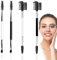 Set de 4 Piezas Cepillo para Cejas, Peine de Pestañas 2 en 1, Cepillo de Pestañas, Cepillos para Cejas de Doble Punta, Cepillos de Pestañas Reutilizable, Herramientas de Maquillaje