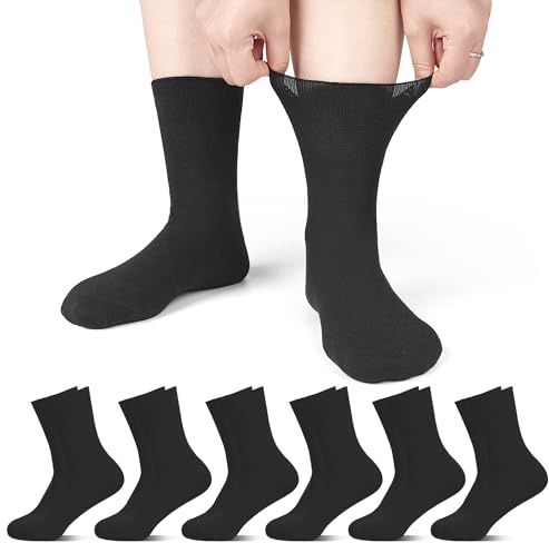 6 paia di calzini da uomo 43-46, calzini in cotone, calzini da lavoro, calzini da uomo, da uomo e da donna, nero, bianco, calzini sportivi, traspiranti, 35-42