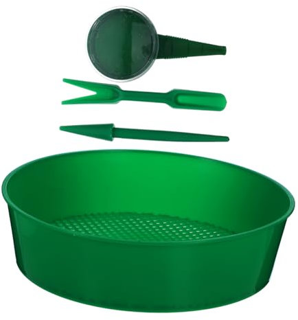 ibasenice 1 Set Setaccio da Giardinaggio Rete per Sieve Leggere per Strumento per Giardinieri e Paesaggisti