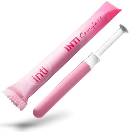INTI® Comfort Vaginal Moisturiser & Lubricant | Long-Lasting Moisture | Hormone Free Water Based Internal Moisturiser for Intimate Dryness Relief | 10 x1.7g Applicators | Menopause Friendly