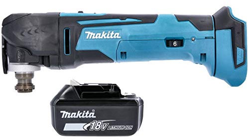 Makita DTM51Z 18v Multitool LXT Keyless Blade Change + 1 x 5.0 Ah Battery