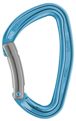 Petzl - Mosquetón DJINN - Unisex, Azul, Talla Única