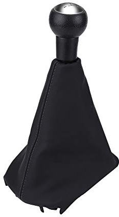 KSTE Gear Knob,Gear Lever Knob 5 Speed Shift Knob,Gaiter Gear Knob for Car,Boot Gaiter Kit for P-EUGEOT 207 307 406 C-ITROEN C3 C5