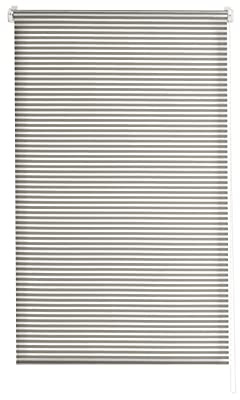 Estoralis | Robert | Estor Enrollable Diseño Moderno | Sin Taladrar Translúcido Rayas | Gris | 60 x 195 cm (Ancho/Alto) Tamaño Tela 57 x 190 cm | Estores para Ventanas y Puertas