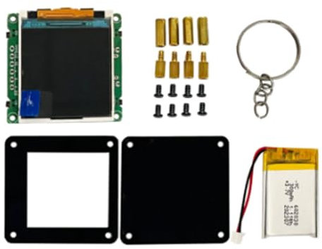Xbsduih ESP32 C3 Petits Ornements de Bureau Écran LCD 1,44 Pouces Mini TV Lvgl Spaceman St7735 Écran SPI