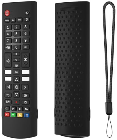 Hrtyvhin Custodia protettiva in silicone di qualità per AKB76040302 Televisore Telecomando Custodia Antislip Controller Antiurto