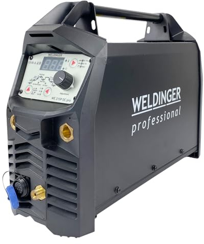 WELDINGER WIG-Schweißinverter WE 215P pro HF Puls Spot MMA