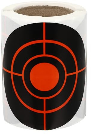 TOYZFRIENDY Autocollants Ronds Fluorescents Auto-adhésifs Cibles Tir Étiquettes Pratiques pour Entraînement Chasse et Tir Sportif