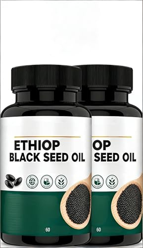 Aceite de semilla negra etíope (Nigella sativa) - 60 cápsulas