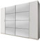 Wimex Kleiderschrank/ Schwebetürenschrank Lotto, (B/H/T) 270 x 210 x 65 cm, Weiß/ Spiegel