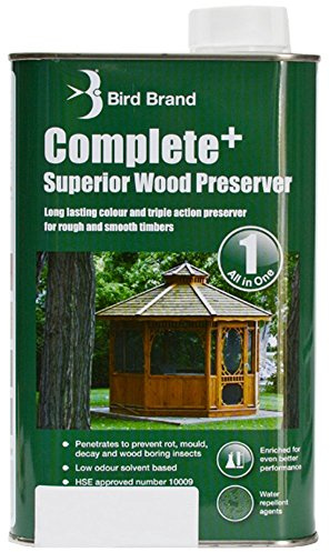 Bird Brand Complete+ Superior Wood Preserver Ebony Black - 5 Litre