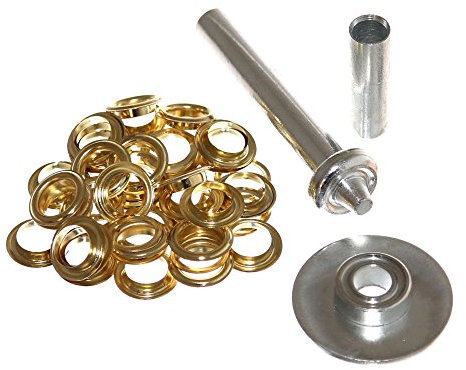 63-teilges Ösenset mit Amboss & Locheisen Planenösen LKW Anhänger Plane Öse Schlagösen Ösenstanze Neu Old-Harvest