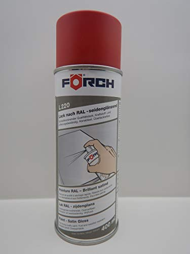 FEUERROT ROT RAL 3000 Lack LACKSPRAY Spray SPRAYDOSE SEIDENGLÄNZEND 400ML (1)