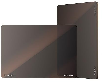 SmallRig 4 x 5.65 ND 1.2 (4 Stop) Filter, Square Neutral Density Filter, 4mm Thick Multi-Layer Coated B270 Optical Glass, 6.25% Light Transmittance for Matte Box Outdoor Filming – 3589