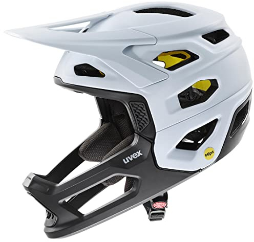 uvex Revolt MIPS - sicherer MTB-Helm für Damen und Herren - MIPS-Sysytem - optimierte Belüftung - Cloud-Black matt - 52-57 cm