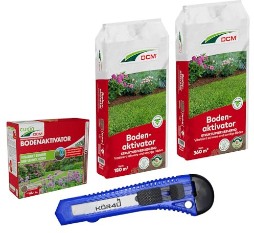Cuxin Bodenaktivator 3kg 1003050, Bodenverbesserer, inklusive kör4u Cuttermesser