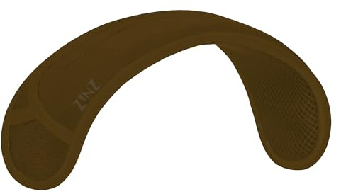 ZINZ Almohadilla Protectora Antideslizante y Acolchada para el Hombro la Correa de la Guitarra/Bolsas para Laptop/Mochila/Mensajero/bajo/cinturón de Seguridad del Coche -Café