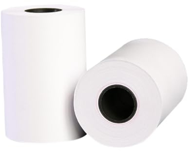 Fafeicy 4 Termiska Kvittopappersrullar Kompatibla med 58 Mm Termoskrivare för Klar POS-utskrift Vit