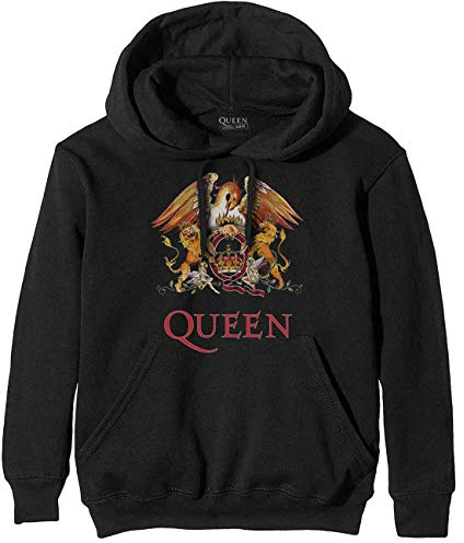 Rockoff Trade Queen Classic Crest Pullover, Sweat-Shirt À Capuche Homme, Noir (Black Black), X-Large