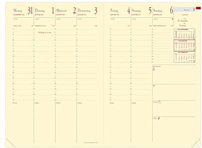 Florsol Quo Vadis Kalender Einlage Minister Prestige 16x24cm 286003Q