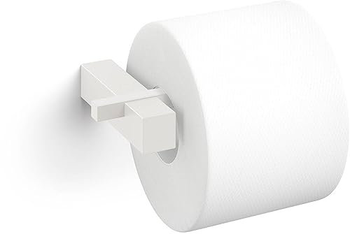 Zack Carvo White Stainless Steel Toilet Roll Holder 40810