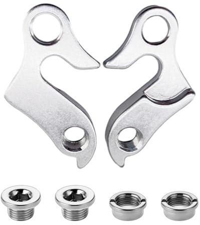 WeddHuis Patte de Dérailleur Arrière de Vélo,2 pièces,alliage d'aluminium de rechange,Vélo de Montagne,arrière dérailleur,Cintre Cadre,Gear Support Arrière,Accessoires de Vélo pour VTT