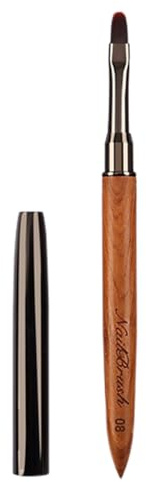 Pinceles de diseño de uñas, Pinceles para detalles - Herramientas para puntear las uñas,Pincel de esmalte de madera de sándalo para detalles finos, dibujo fino, líneas largas, uso doméstico y