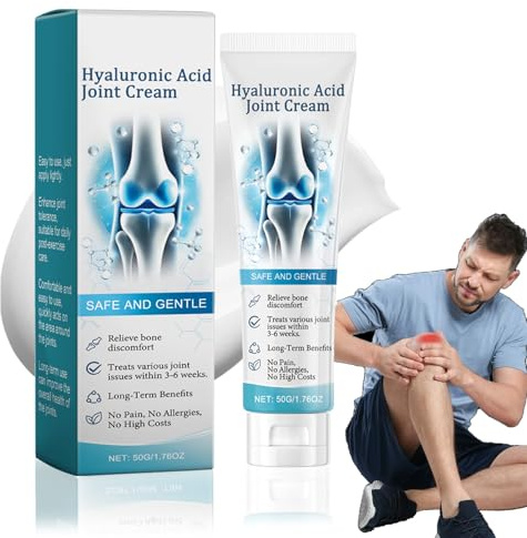 Joint Cream, Lightweight Non-Greasy Moisturising Body Cream, 50 g, 1 PC | Fast-Absorbing Texture, Smooth Application Around Joint Areas, For Daily Skincare, After Exercise And Travel