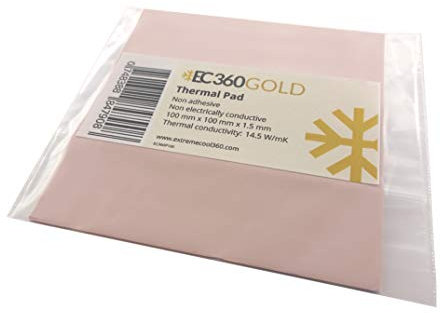 EC360® GOLD 14,5W/mK Wärmeleitpad (100 x 100 x 1,5 mm)
