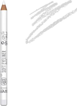 lavera Soft Eyeliner - White 06 - Naturkosmetik - Komfortable Anwendung - Frei von Silikonen - Frei von Mineralöl - Vegan - Bio-Jojobaöl & Bio-Sonnenblumenöl - 1,14g