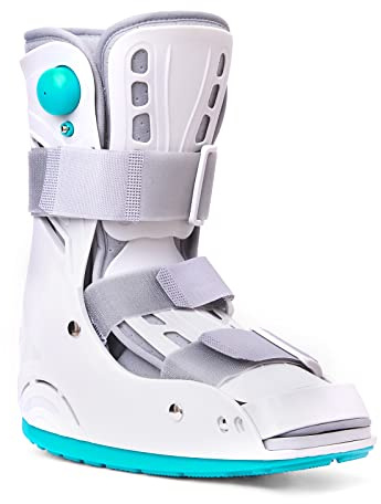 Tairibousy Walker Fracture Boot Air Cam Walker Inflatable Walking Boot for Achilles Tendon Surgery, Acute Ankle Sprains, Broken Toe Foot, Post Op Care (Manual Inflation, M)