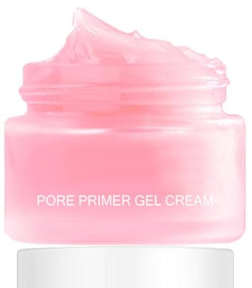 Pore Primer Gel Cream,Grundierung auf Wasserbasis,Grundierung für das Gesicht,Grundierung für Make-up,Tiefenhydratisierung & Pre-Make-up,Porenlose Grundierung für das Gesicht,Ölkontrolle