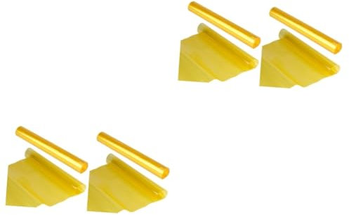 GETAJGHSD 2stücke wasserdichte Auto Nebelscheinwerfer Folie Farbwechselnde Kopflicht Tönungsfolie Selbstklebend Gelb Geeignet Für Scheinwerfer Nebelscheinwerfer Und Blinker