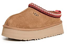 UGG Zuecos de Piel Tazz II marrón